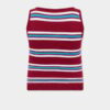 Stripet strikket tank-top Stripet strikket tank-top