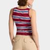 Stripet strikket tank-top Stripet strikket tank-top