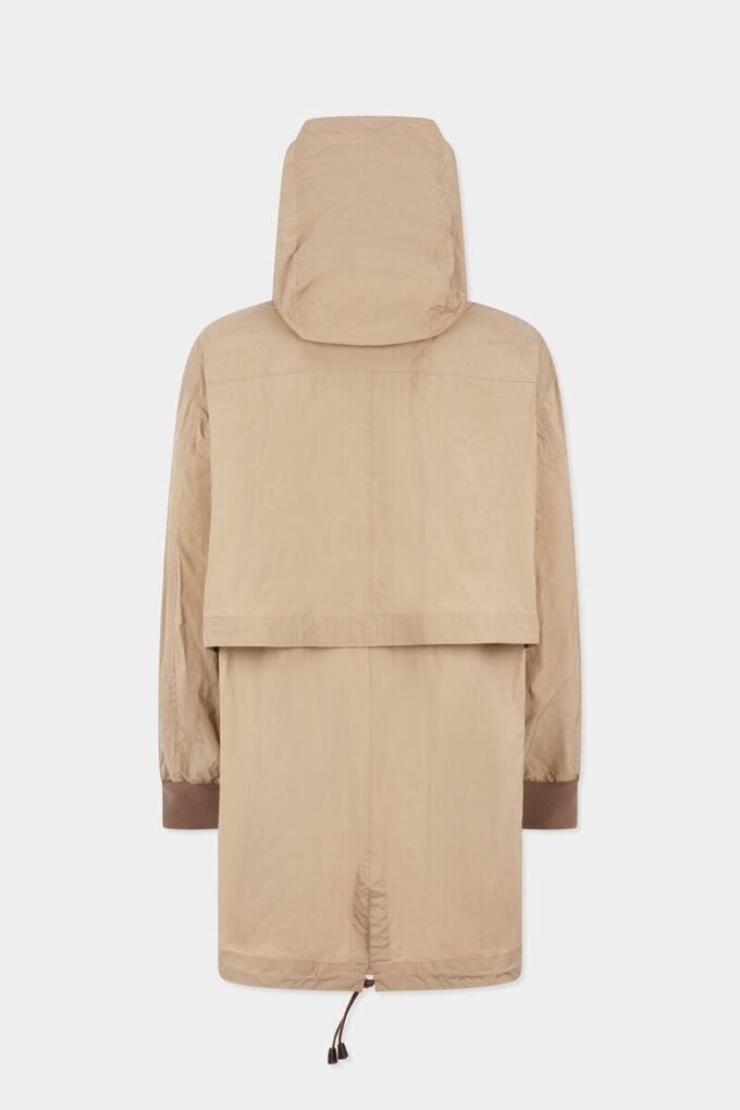 Superlett parkas med lag
