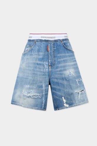 Surfeshorts med lys vask