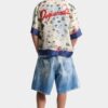Surfeshorts med lys vask