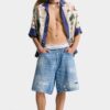Surfeshorts med lys vask