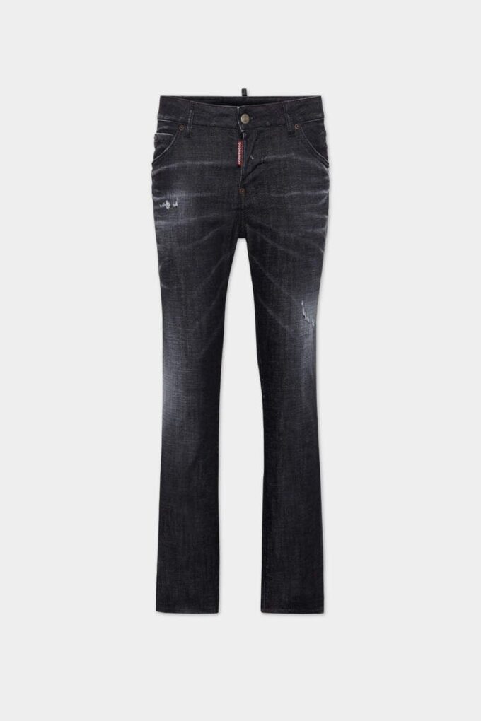Svarte Easy Wash Cool Girl-Jeans Svarte Easy Wash Cool Girl-Jeans
