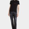 Svarte Easy Wash Cool Girl-Jeans Svarte Easy Wash Cool Girl-Jeans