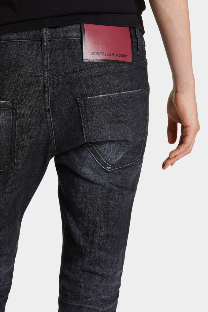 Svarte Easy Wash Cool Girl-Jeans Svarte Easy Wash Cool Girl-Jeans