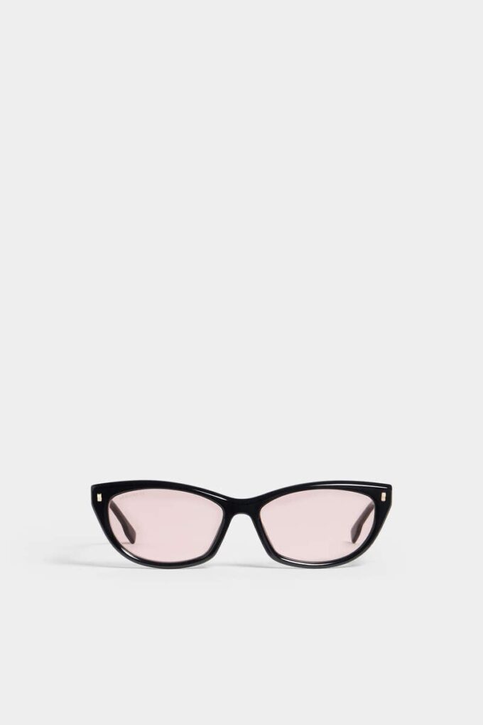 Svarte Hype Pink solbriller