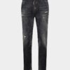 Svarte Teddy-jeans med tåkvask Svarte Teddy-jeans med tåkvask