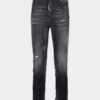 Svarte Teddy-jeans med tåkvask Svarte Teddy-jeans med tåkvask