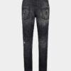 Svarte Teddy-jeans med tåkvask Svarte Teddy-jeans med tåkvask