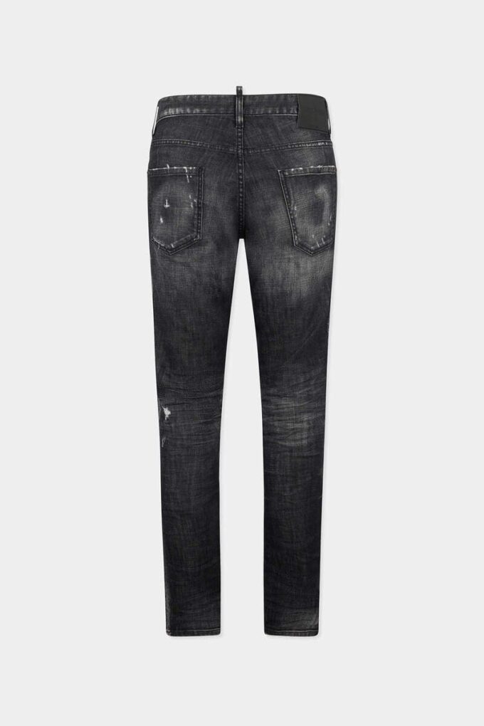 Svarte Teddy-jeans med tåkvask Svarte Teddy-jeans med tåkvask