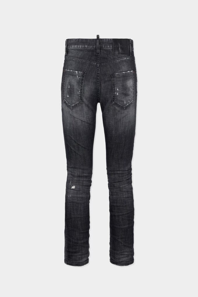 Svarte Teddy-jeans med tåkvask Svarte Teddy-jeans med tåkvask