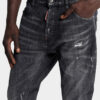 Svarte Teddy-jeans med tåkvask Svarte Teddy-jeans med tåkvask