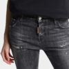 Svarte Teddy-jeans med tåkvask Svarte Teddy-jeans med tåkvask