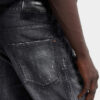 Svarte Teddy-jeans med tåkvask Svarte Teddy-jeans med tåkvask