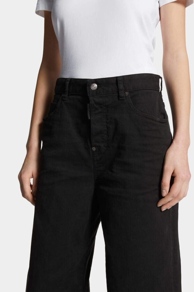 Svarte Traveller-Jeans