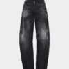 Svartvaskede D2 Twisted-Jeans