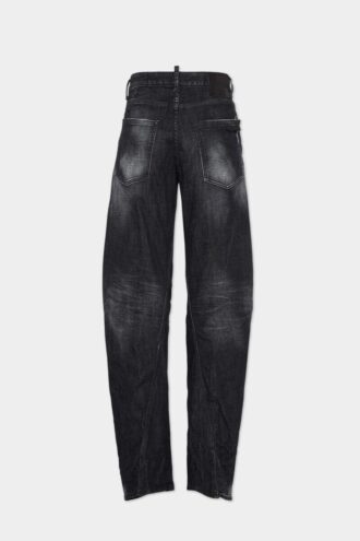 Svartvaskede D2 Twisted-Jeans