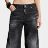 Svartvaskede D2 Twisted-Jeans