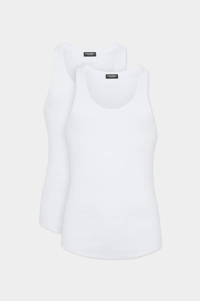 Tvillingpakke med enkle tank-topper
