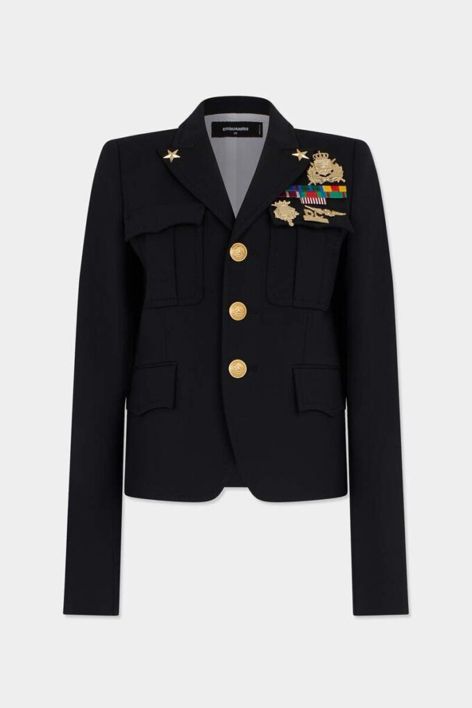 Uniformsjakke i tropisk ull