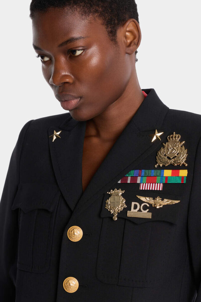 Uniformsjakke i tropisk ull