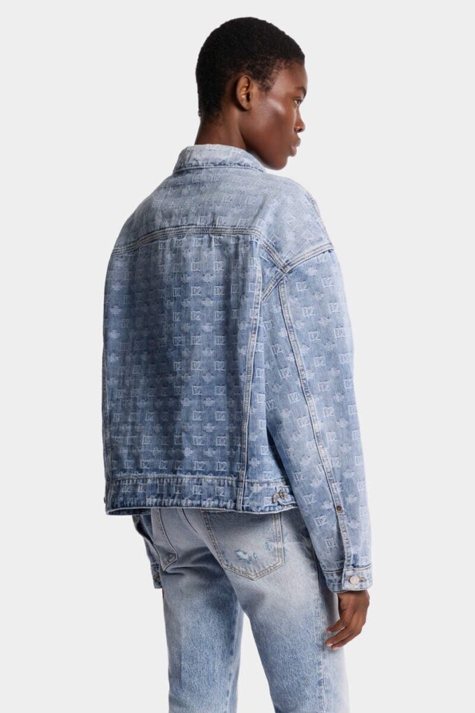 Unisex-jeansjakke i lys vask Unisex-jeansjakke i lys vask