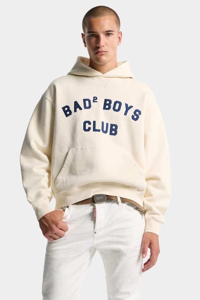 Vintage Fade Shorts og vid passform med rund hals