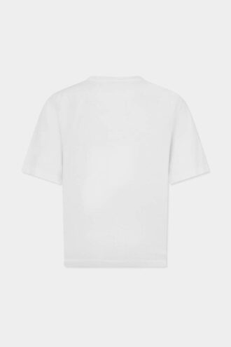 Vintagefarget T-skjorte med løs passform