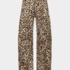 Wild2-jeans med trykk og løs passform
